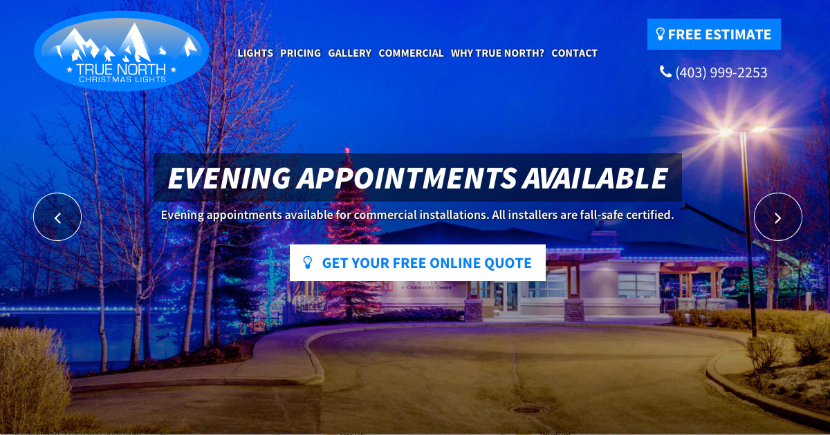 Christmas Lights Calgary True North Home Services